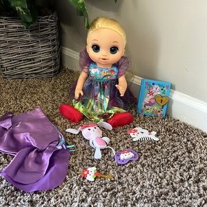 Baby Alive Once Upon a Time : Forest Tales Forest Emma (Blonde Hair)~ Re…